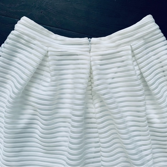 NWOT Forever 21 White High Waisted Fit & Flare Mini Skirt | Size: S - Picture 8 of 10
